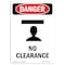 Signmission Safety Sign, OSHA Danger, 10" Height, No Clearance, Portrait OS-DS-D-710-V-1465 - alternate 1